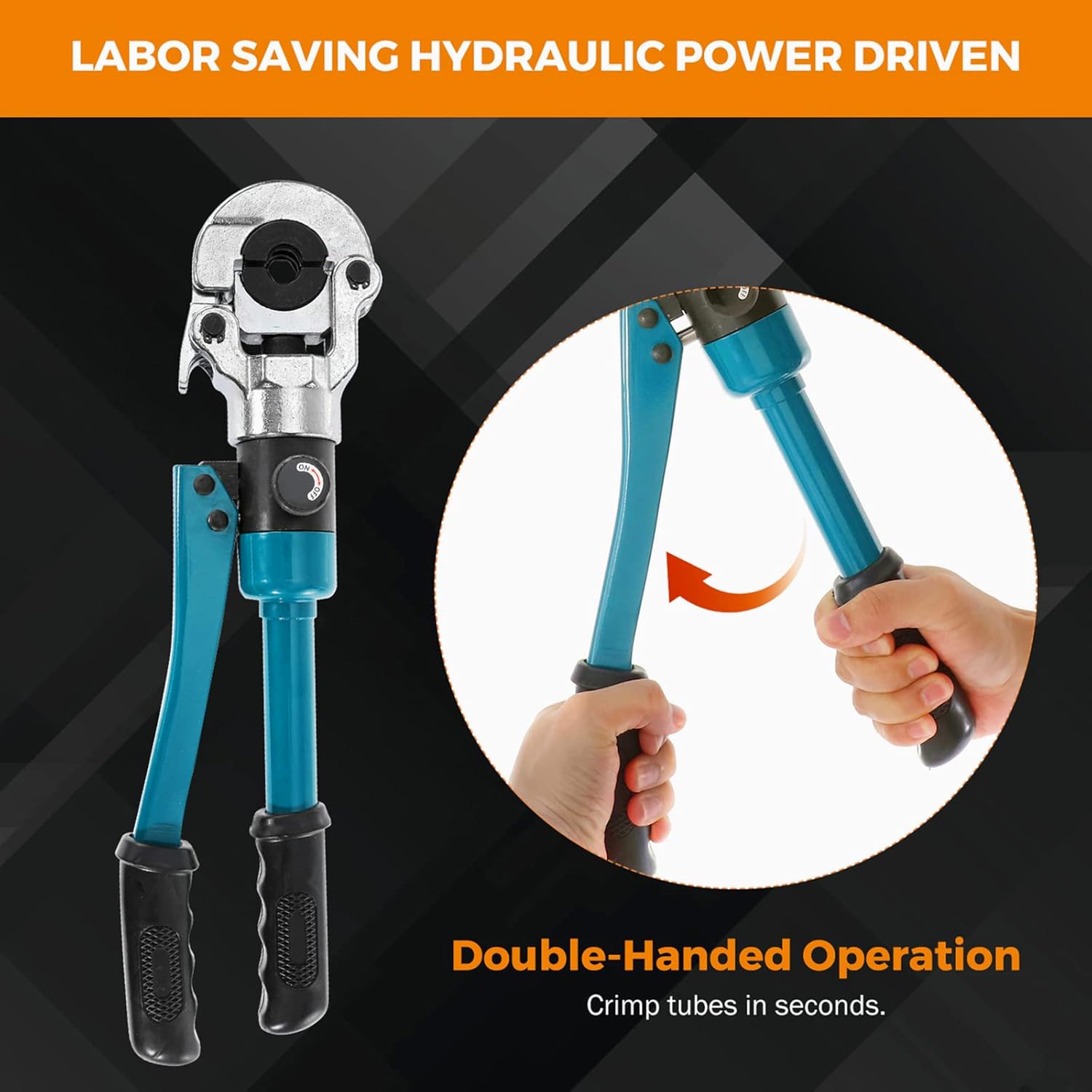 Buy BEAMNOVA Hydraulic Copper Pipe Crimper Tool Kit, 1/2, 3/4, 1 inch