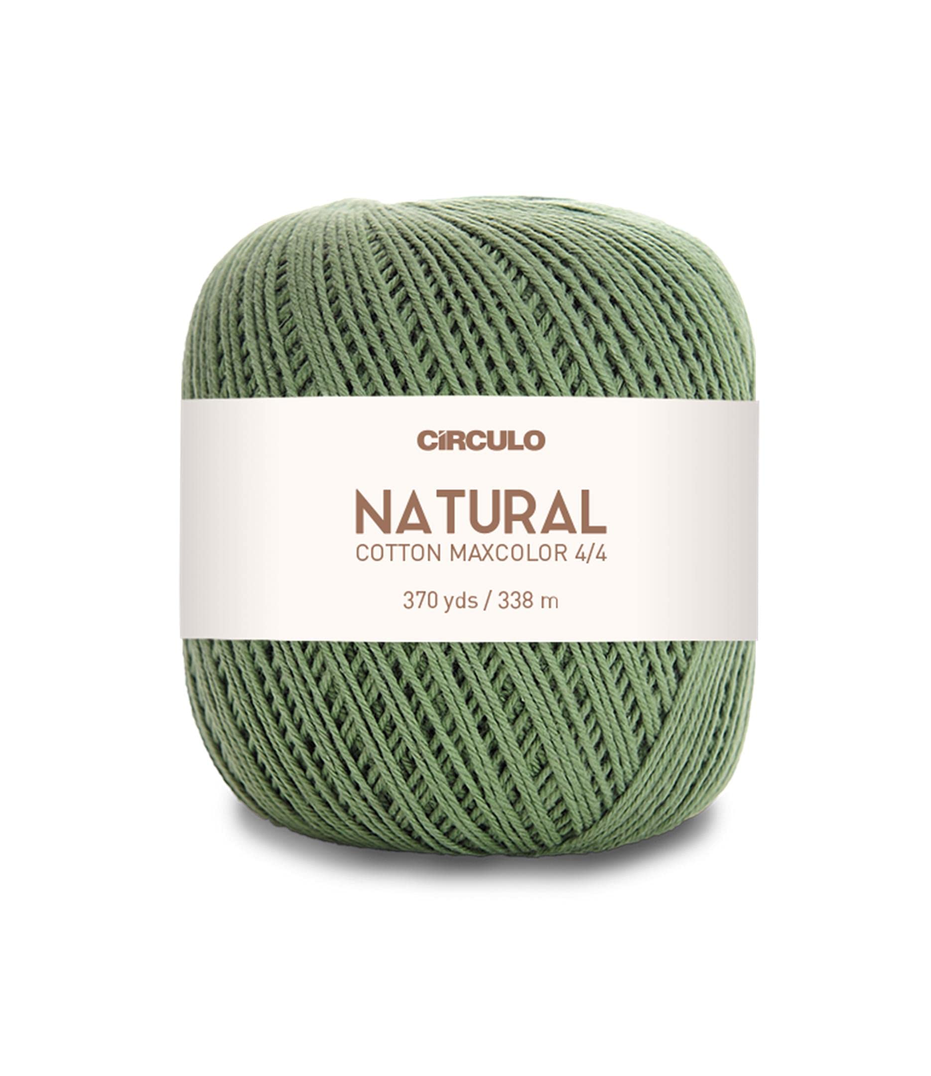 CÍRCULO Natural Cotton Maxcolor 4/4 – 100% Brazilian virgin cotton (Pack of 1 ball) – 369 yds, 7 oz – DK (5718)