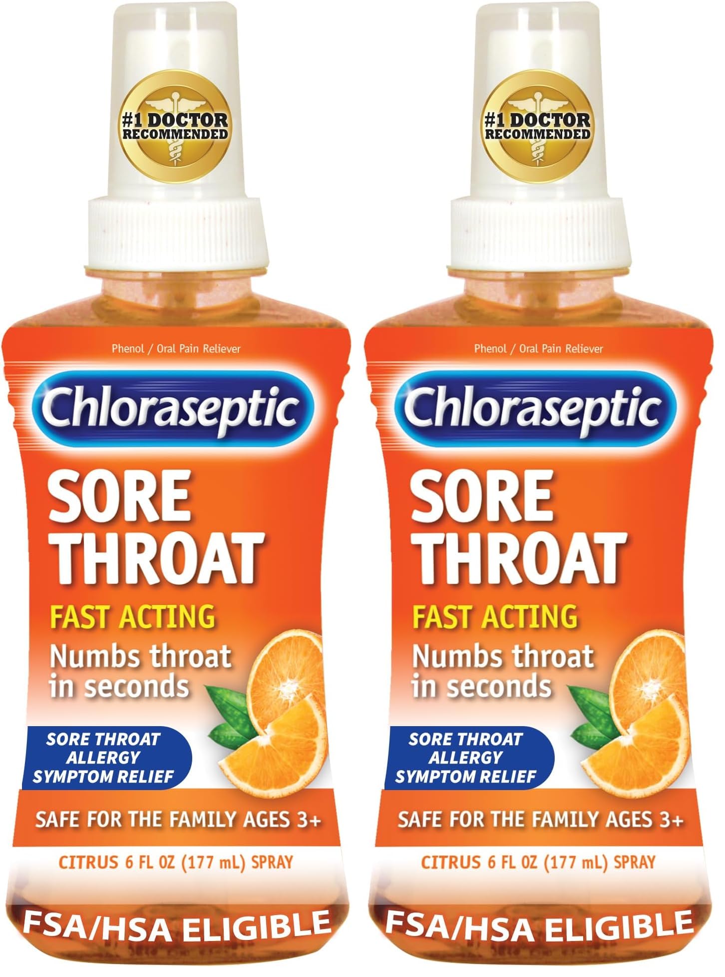 Chloraseptic Sore Throat Spray, Sugar-Free Cherry, 6 Fl Oz — Amazon image 11