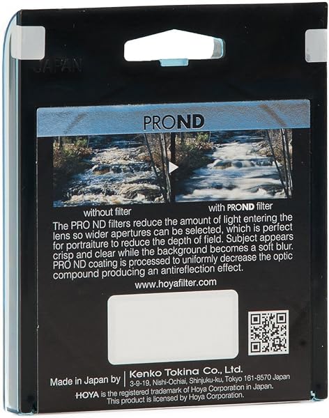 Hoya Pro ND 4 Filtre gris pour Lentille 82 mm - 3