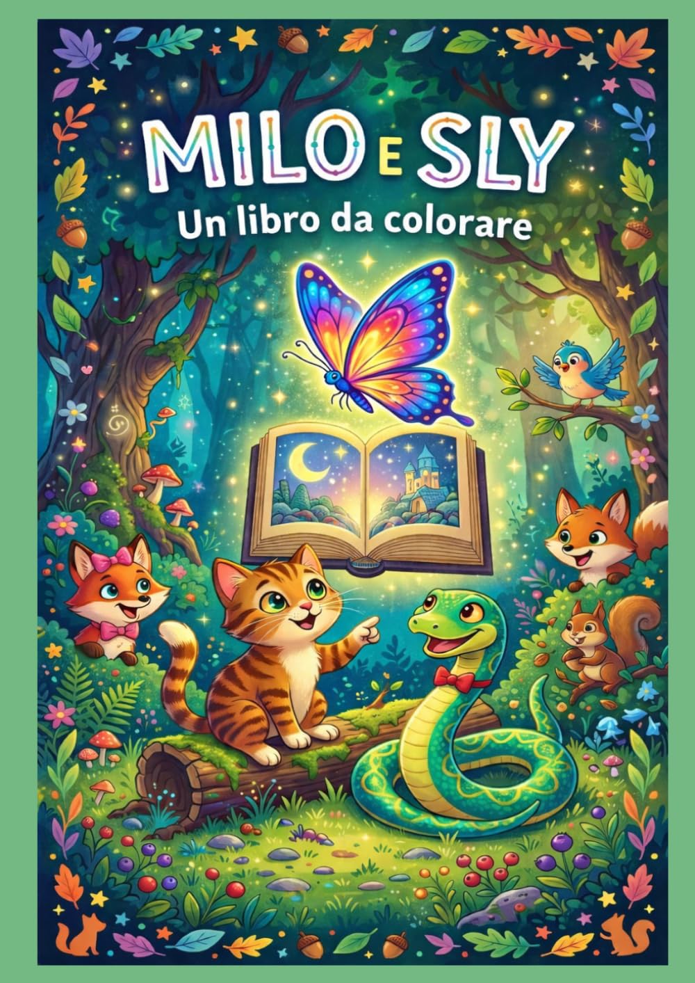 Milo e Sly: Un libro da colorare (Colora e Leggi: Avventure in Casa)