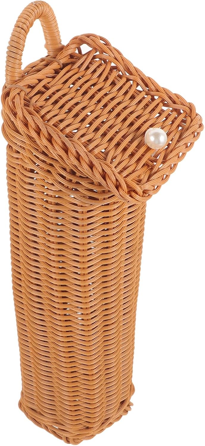 Alipis Wall Hanging Basket Wicker Hanging Basket Rattan