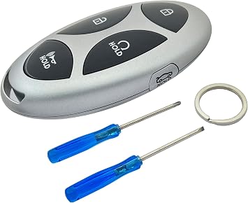 Smart Key Fob Shell Case Replacement Fits for Hyundai Ioniq 6 Grandeur GN7 KONA Elanrtra Sonata Tucson 2023 2024 2025 Santa Fe Keyless Entry Car Remote Cover 5 Button