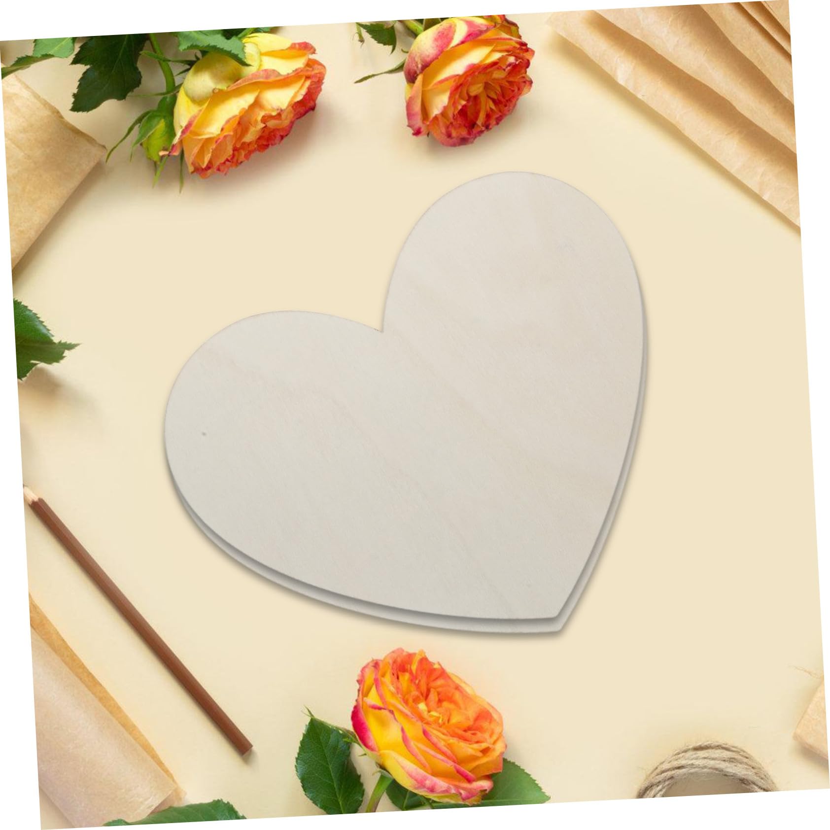 Gadpiparty 30 Stück Teiliges Große Unlackierte Holzherzen Herzförmige Holzscheiben Basteln DIY Dekoration Hochzeit Valentinstag Handgefertigte Holz Ausschnitte Glatt und Robust