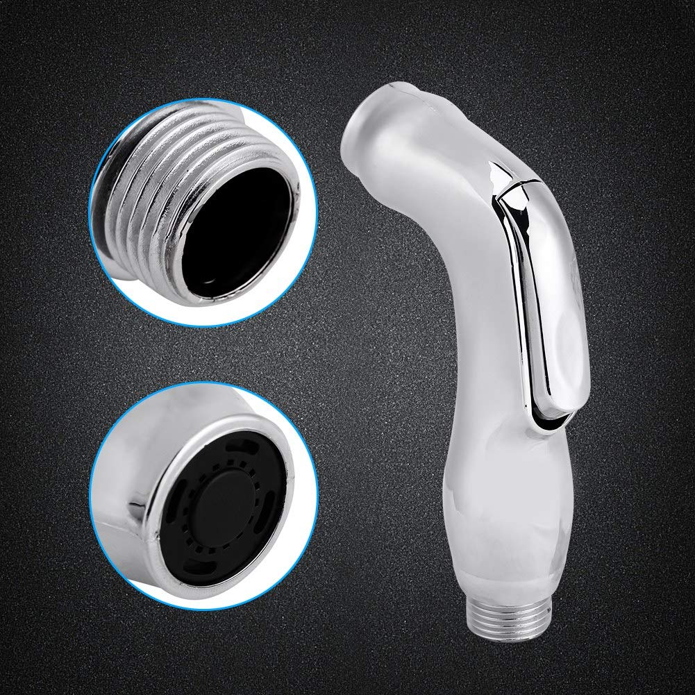 4 Piece Abs Handheld Bidet Sprayers Gun with Shower Jet Spray Toilet Hose Sprayer for Toilet Stainless Steel — view 7