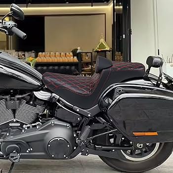 Amazon | HDBUBALUS バイク シート ダブルシート バックレスト付き