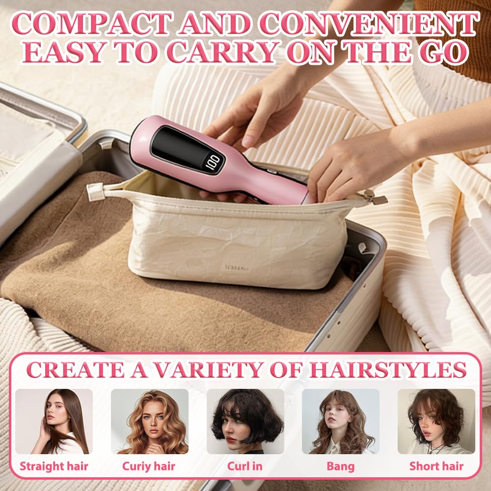 Spliss Entferner Gerät, NAVESO Split End Trimmer, Splissentferner für Haare Kabelloser mit LED-Anzeige, Negativ Ionen Haarpflege Haarspliss Entfernen, Entferne Spliss und Beschädigte Haarspitzen