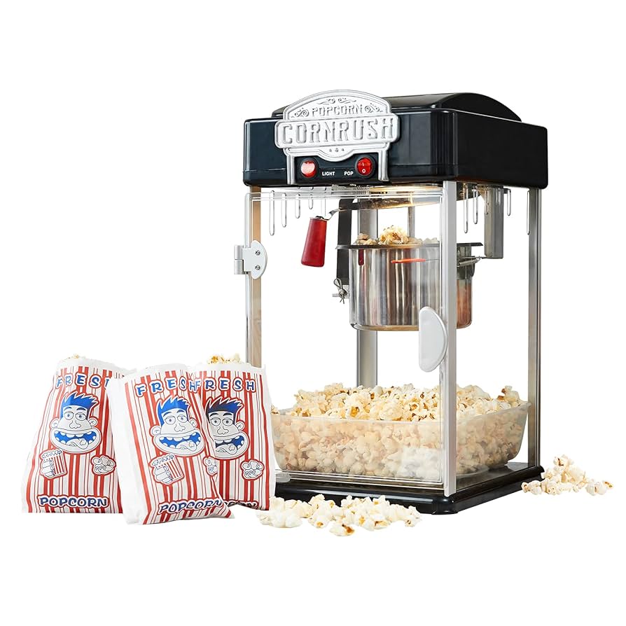 調理道具/製菓道具 THE POPCORN MAKER Amazon.com: Popcorn Popper Machine-4 OZ Vintage Professional