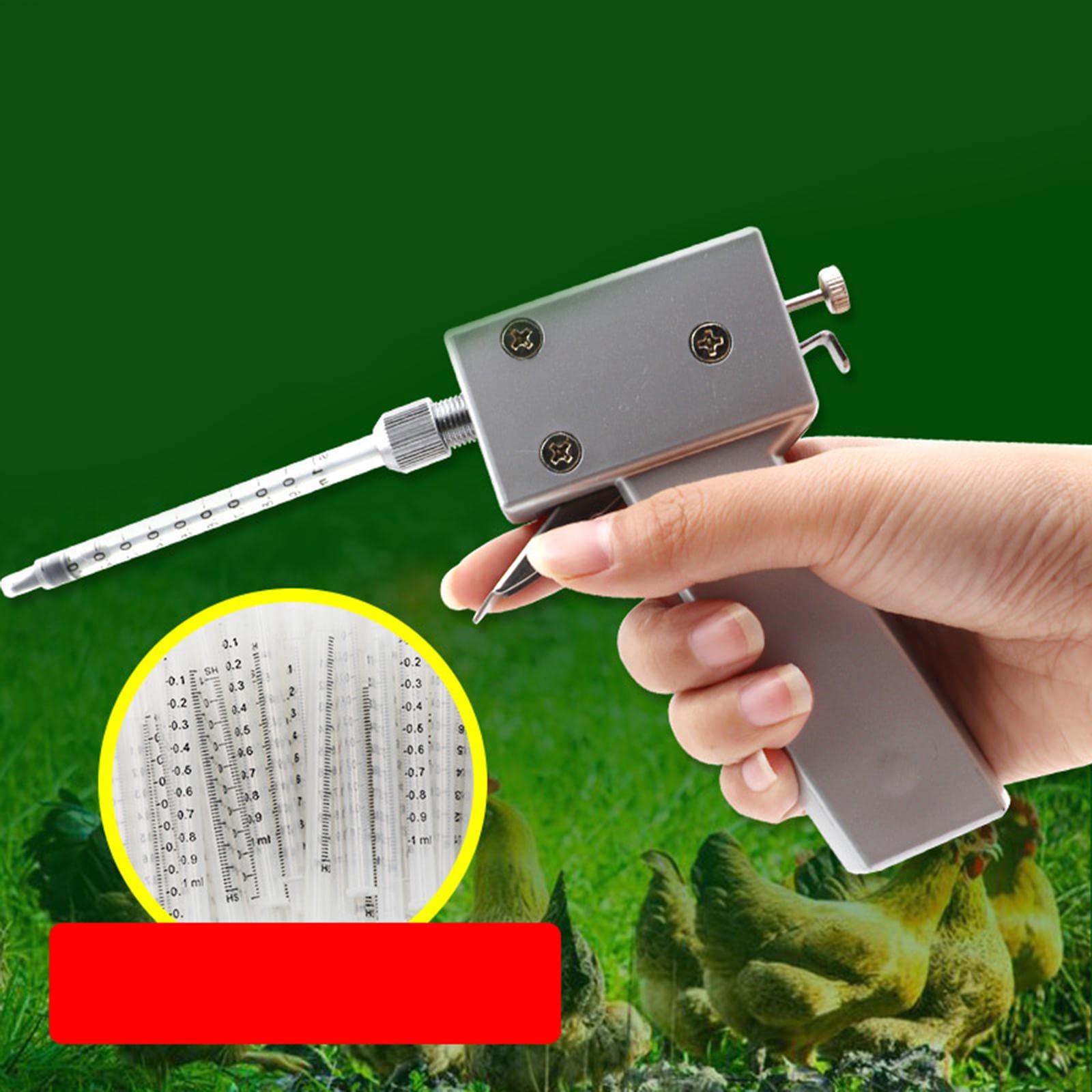 AMLESO Stainless Steel Poultry Chicken Artificial Insemination,Farming Poultry Insemination Equipments Kit for,Duck,Farm Farming Tool