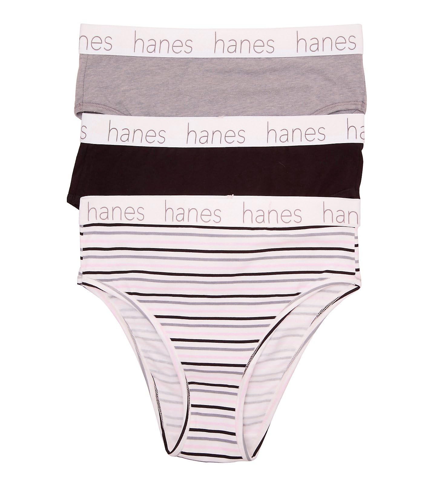Hanes 45UOHL Originals Lot de 3 culottes extensibles pour femme
