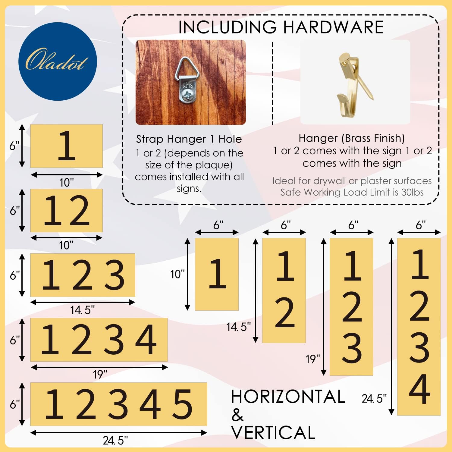 Metal House Numbers - Black Address Plaque, Modern Farmhouse Sign, 5 Inch Numbers, 911 Visibility Signage