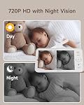 Arenti Screen2, Parent Unit for Arenti B2 Camera, Replacement Unit, 5-Inch Wireless Baby Monitor Display, No Night Light Control