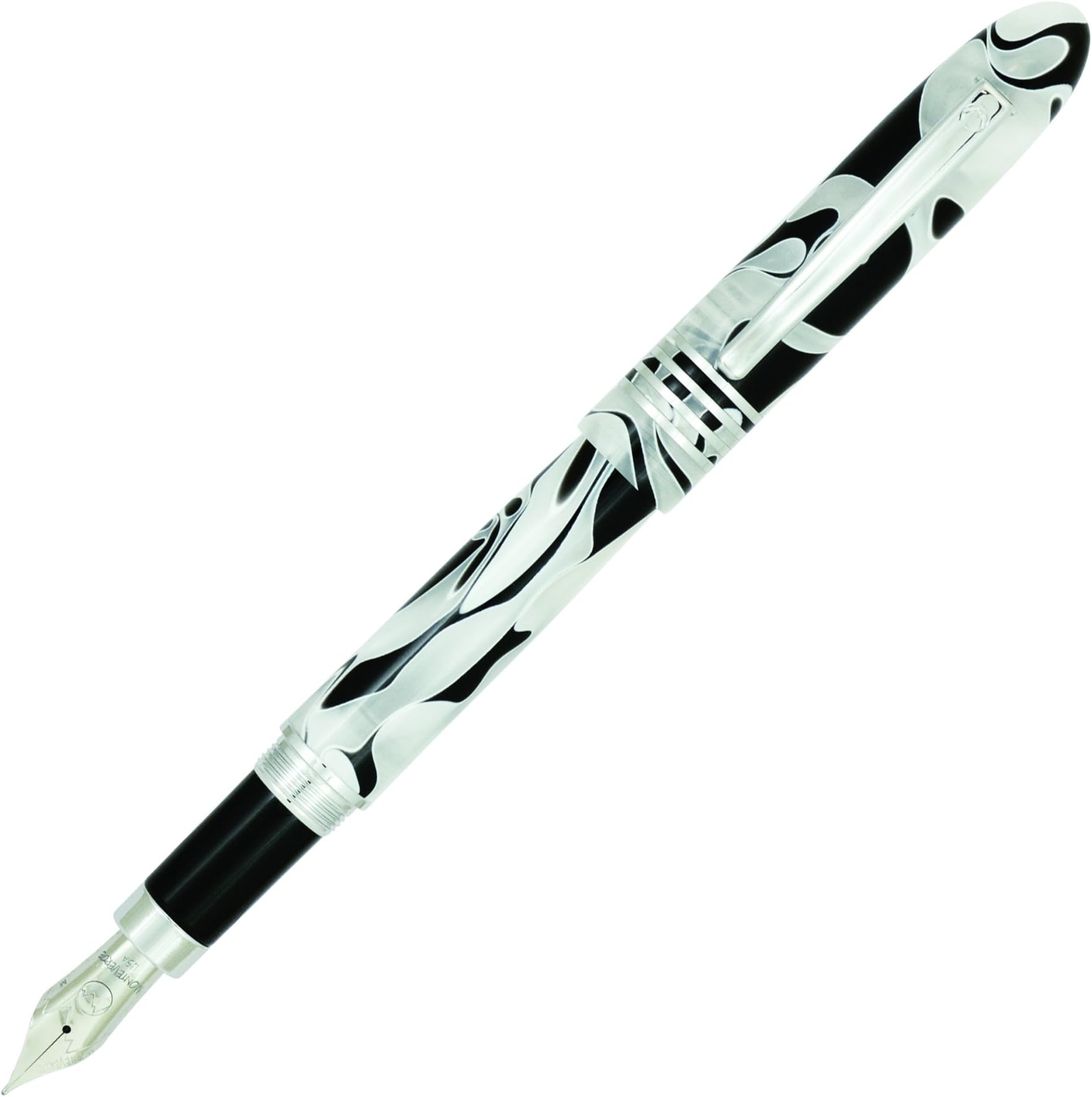 Monteverde Mountains Of The World Fountain Pen - Medium Nib, Black Ink Fountain Pen, Mount Everest (Mv41650: Mv41653)