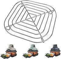 Vista 1 de Rejilla para freidora de aire Ninja Crispi para 4QT Ninja Crispi, piezas de repuesto para freidora de aire, acero inoxidable de grado alimenticio