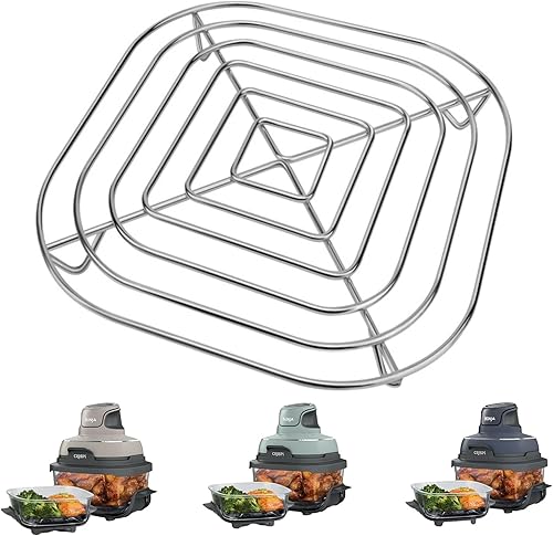 Rejilla para verduras Ninja Crispi Air Fit para 4QT y 6 tazas de acero inoxidable de grado alimenticio Ninja Crispi, accesorios de repuesto para