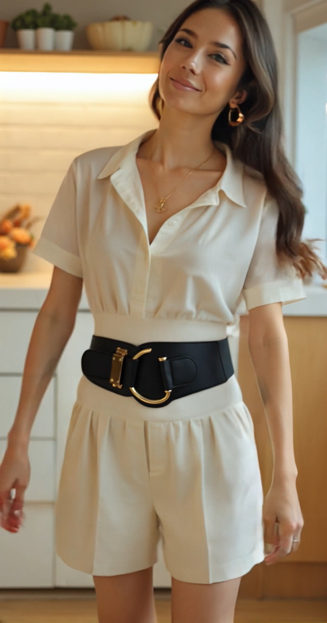 2828 New Women\'s Wide Fashion Belt Hip High Waist Gold Metal Hook Buckle 290d9d23-f6dc-4f42-92bb-  main image 3