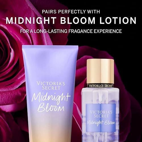 Miniatura 4 de Victoria's Secret Midnight Bloom Body Mist para mujer, perfume con notas de flor de luna y maderas cremosas, spray corporal para mujer, fragancia de
