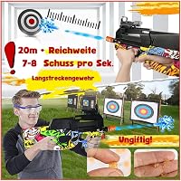 RUNQI Elektromos Gel Blaster P90 Pisztoly Biztonsági Szemüveggel Piros - Red Graphite 5