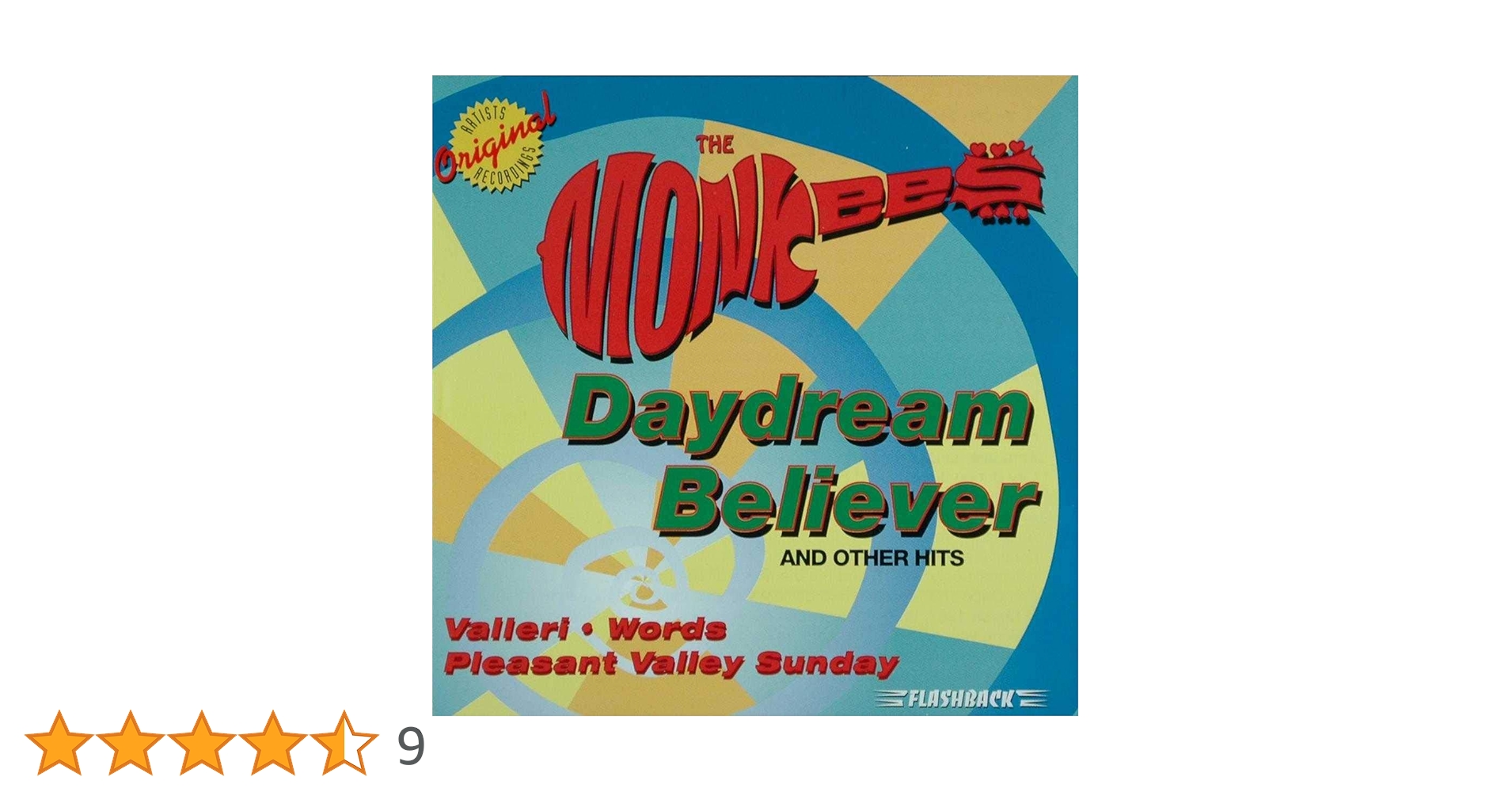 ザ・モンキーズ monkeysデイドリーム・ビリーバー 8センチ8cmシングル