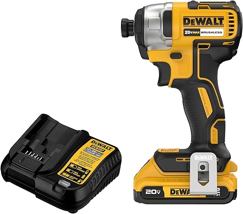 DEWALT 20V MAX Impact Driver, 1/4 Inch, Battery and Charger Included (DCF787D1)