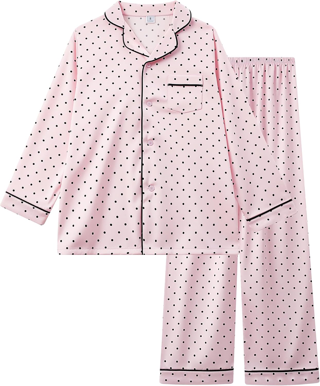 LCW Kids Ensemble de pyjama pour garçons à thème de Noël avec col de chemise - W
