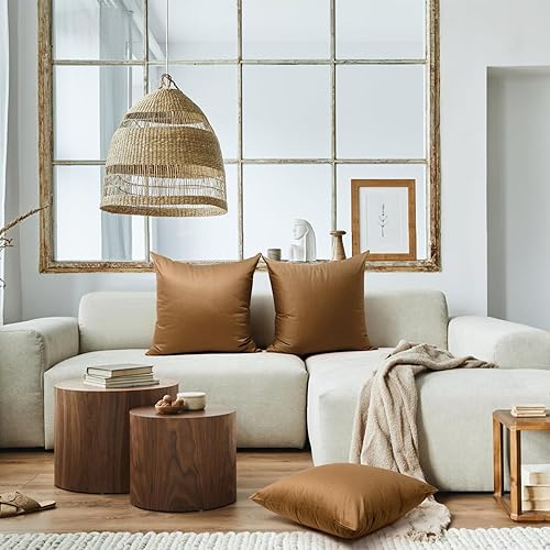 Vista 44 de Thmyo Paquete de 2 fundas de almohada cuadradas decorativas de algodón, fundas de almohada de sublimación en blanco, fundas de cojín blancas