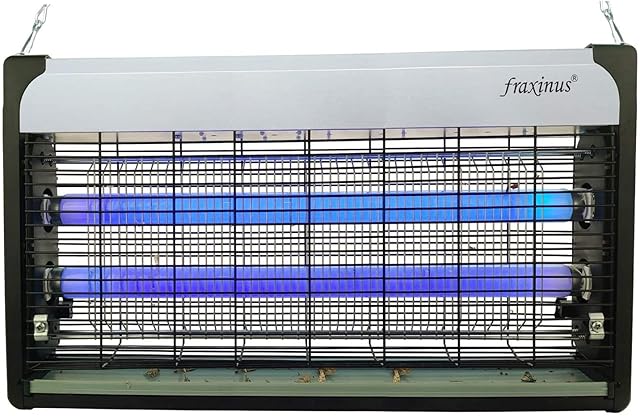 fraxinus Fly Zapper Electric 40W, Insect Mosquito Killer Lamp, 2800V Powerful Killing Grid, No Chemical Safe for Children and Pregnant Women Use, Zap Kill Catch Trap Flying Insects, Wasp.