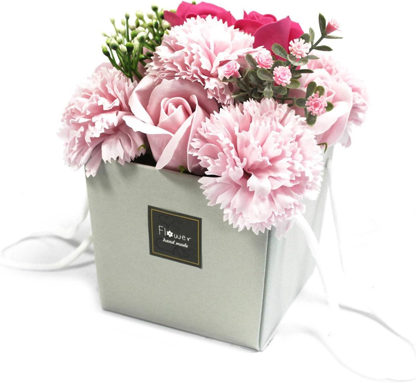 Ancient Wisdom Soap Flower Bouquet - Pink Rose & Carnation
