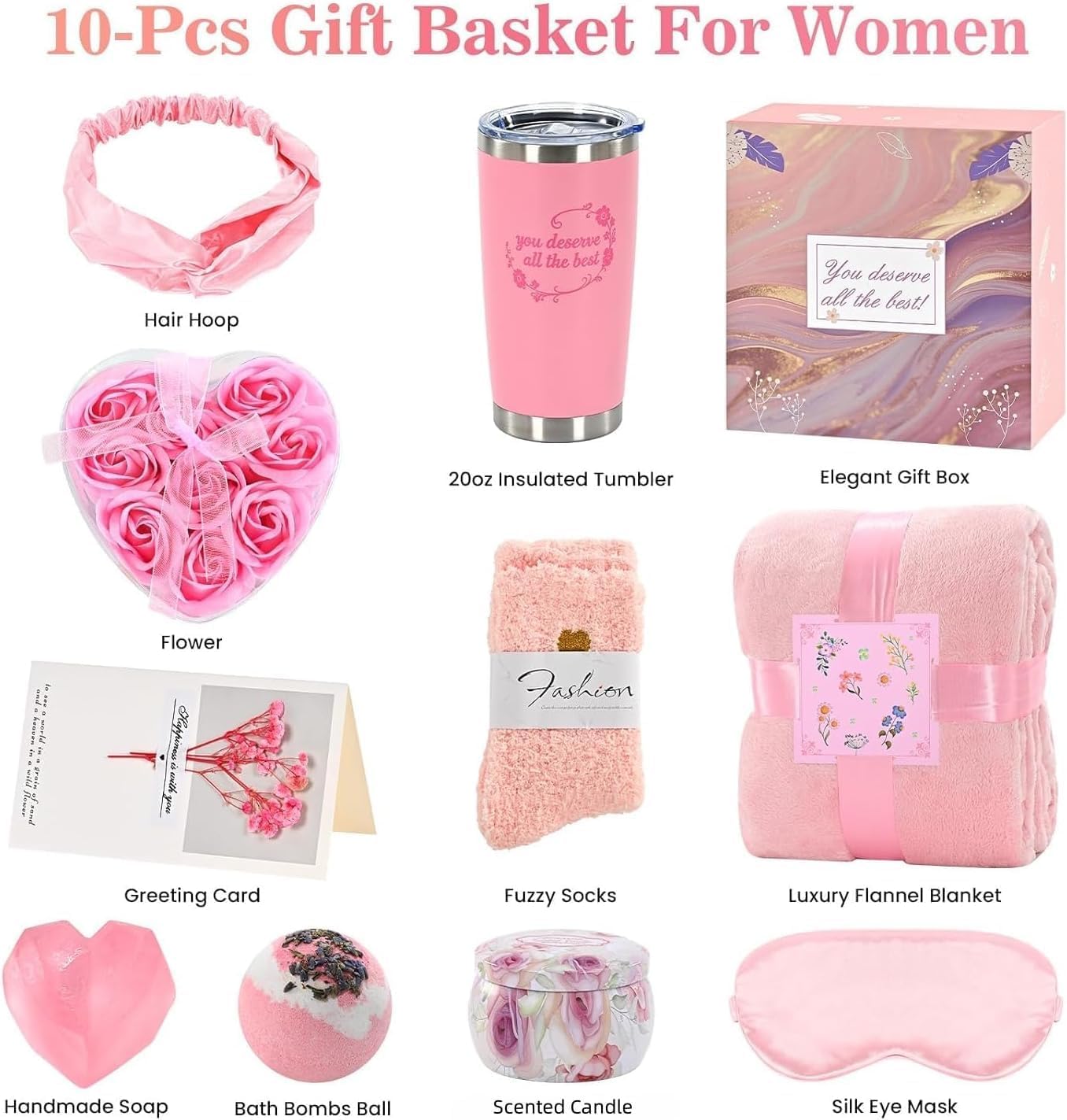 Gifts For Women,Birthday Gifts,Birthday Gift Baskets,Self-Care Gifts, Recovery Gift Sets, Spa Gift Sets,Curated Blankets,Scented Candles,Mugs—Thoughtful Gift Baskets Designed Especially For Women.