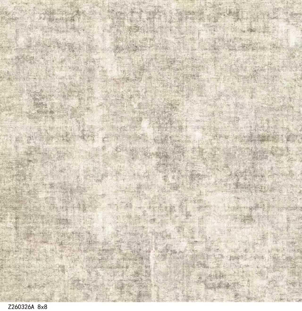 8x8 Square Area Rug Living Room – Non-Slip Washable Large Floor Carpet for Bedroom Dining Room Playroom Room – Modern Abstract Neutral Thin Low-Pile Big Indoor Rug (Warm-Beige) — image 1