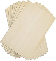 Vista 8 de 30 piezas de hojas de tilo, hojas de madera contrachapada delgadas sin terminar para manualidades, perfectas para proyectos DIY, grabado en madera