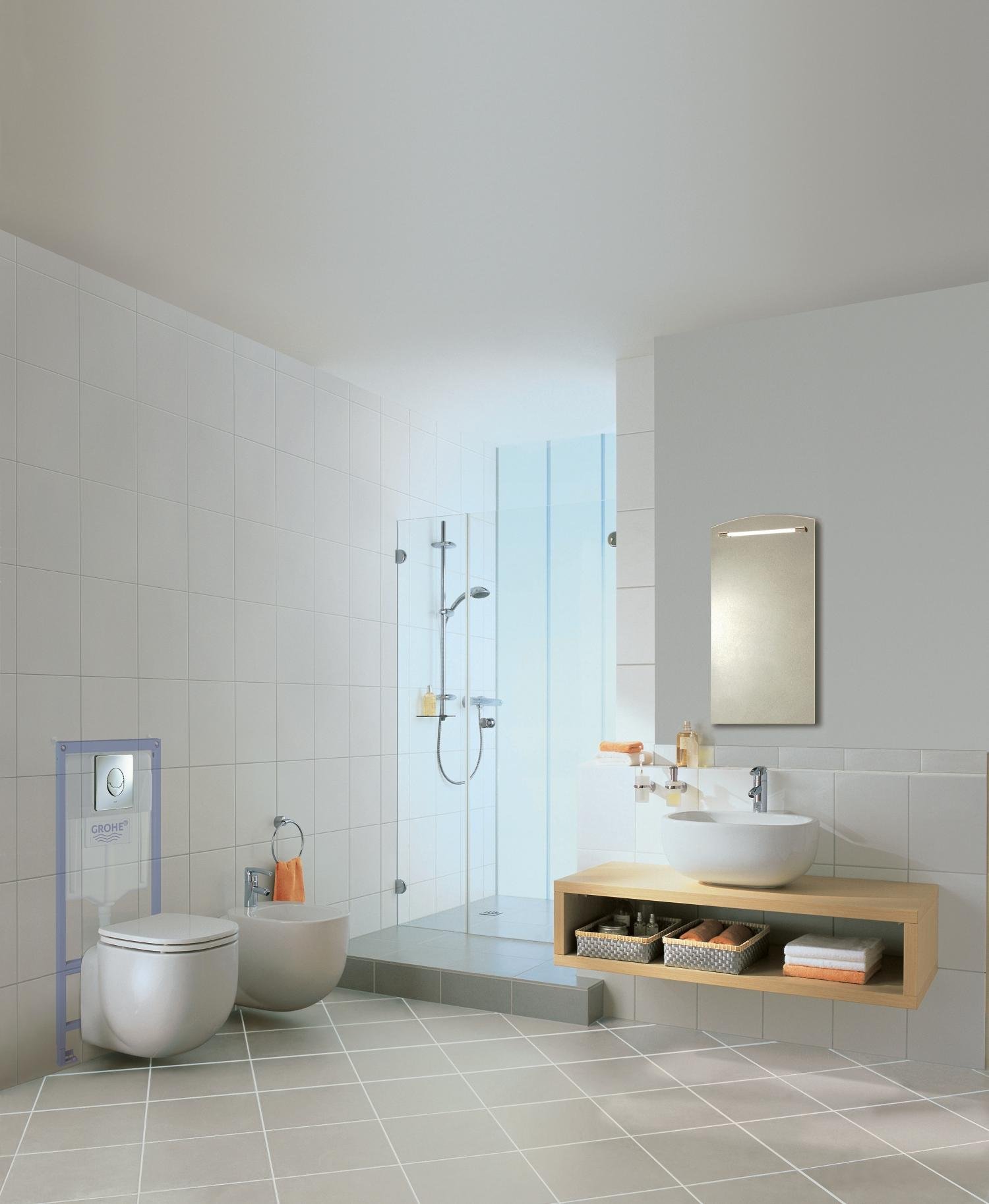 GROHE 38721001 - Set cisterna empotrada 3 en 1