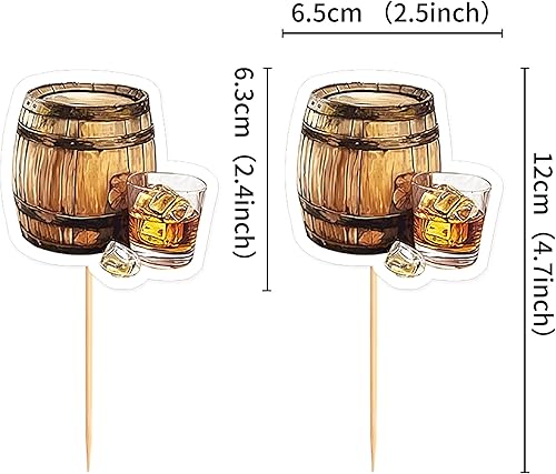 Miniatura 17 de Ercadio Paquete de 24 adornos para cupcakes de Cheers and Beers con taza de cerveza con purpurina para cupcakes, baby shower, cumpleaños, cervezas