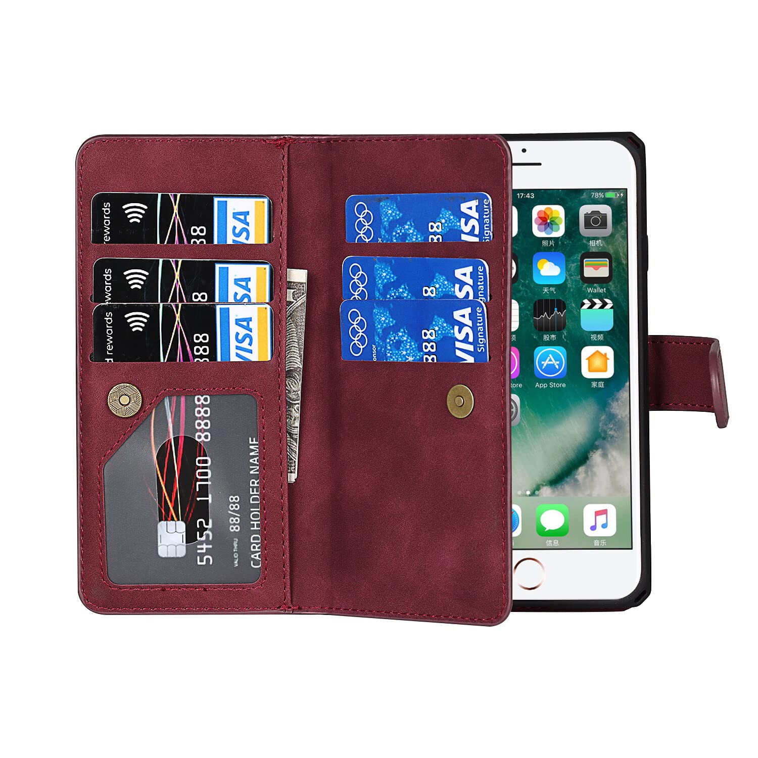 Eastwave アイフォン SE 2022 第3世代 ケース 手帳 財布型 i Eastwave アイフォン iPhone SE 2022 第3世代