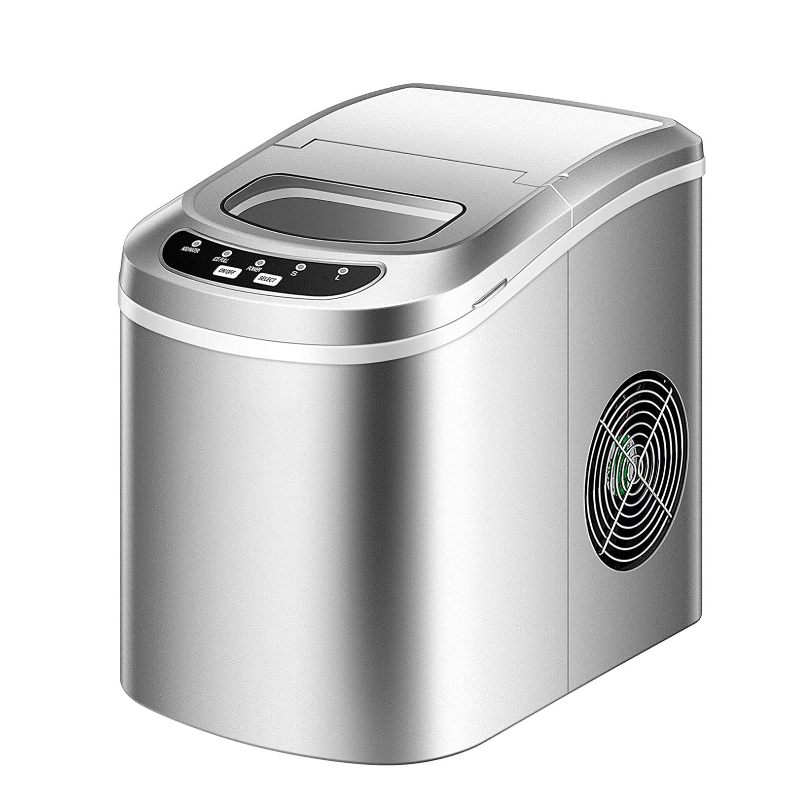 Machine à glaçons portable comptoir 15kg LED avec panier