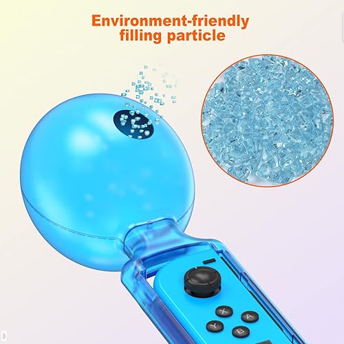 Miniatura 5 de Empuñaduras para controlador de interruptor, empuñaduras de control de mano de juego Samba Maracas compatibles con Samba de Amigo Party Central