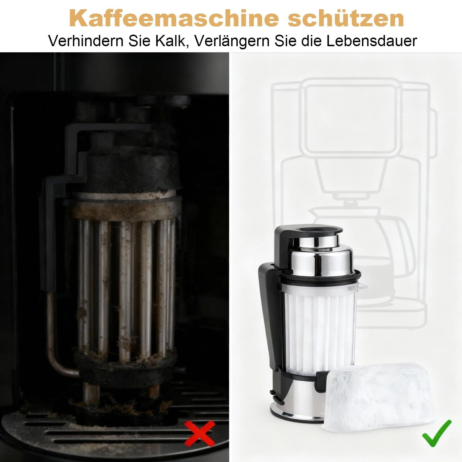 12 filtrów z węglem aktywnym do Ninja Luxe Cafe, kompatybilne z ekspresem do kawy ES601/ES701EU, akcesoria do ekspresów do kawy