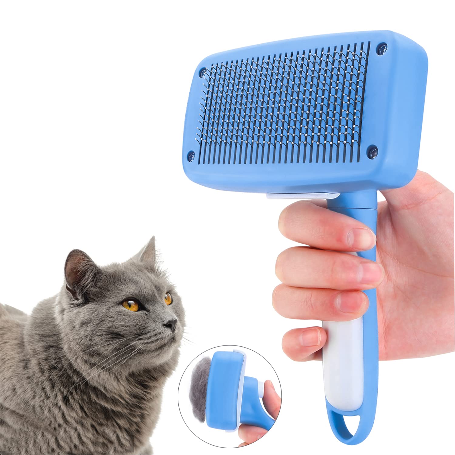 Hundebürste, Katzenbürste Haustier Bürsten für Kurzhaar und Langhaar ...