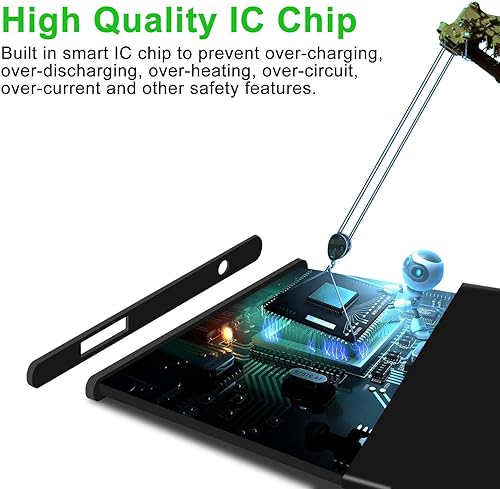 Miniatura 6 de WUHAO Batería de repuesto HDH-003 2023 actualizada para Nintendo Switch Lite, Lite HDH-001 Batería de repuesto original con kit de reparación