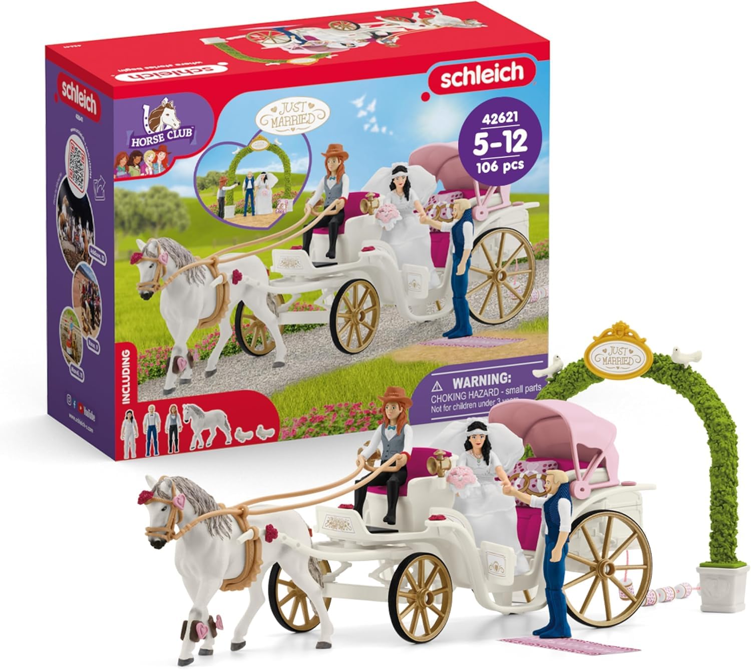 Schleich 42641 Horse Club Wedding Carriage