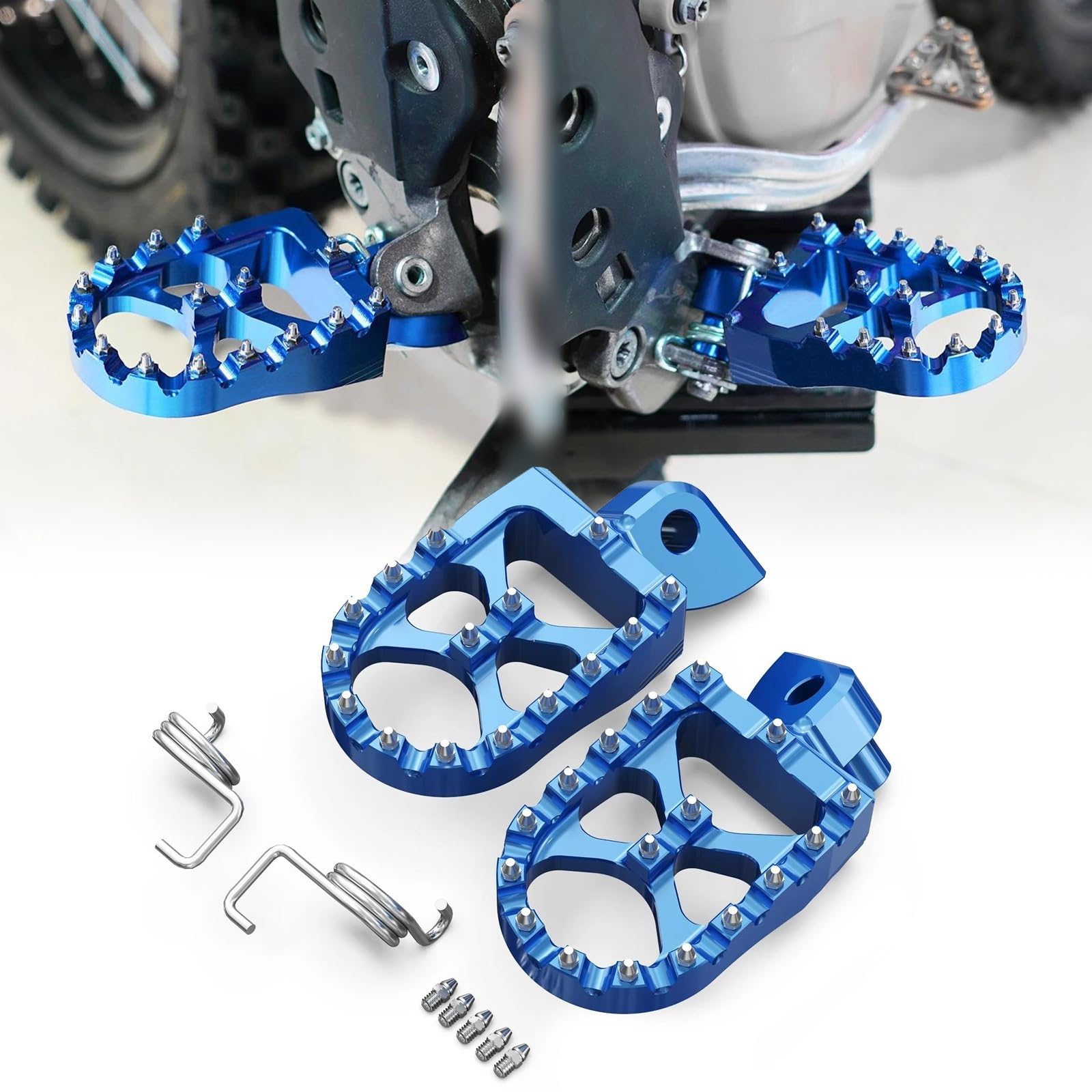 Repose-pieds pour Yamaha YZ125 YZ250 pédales de motocross