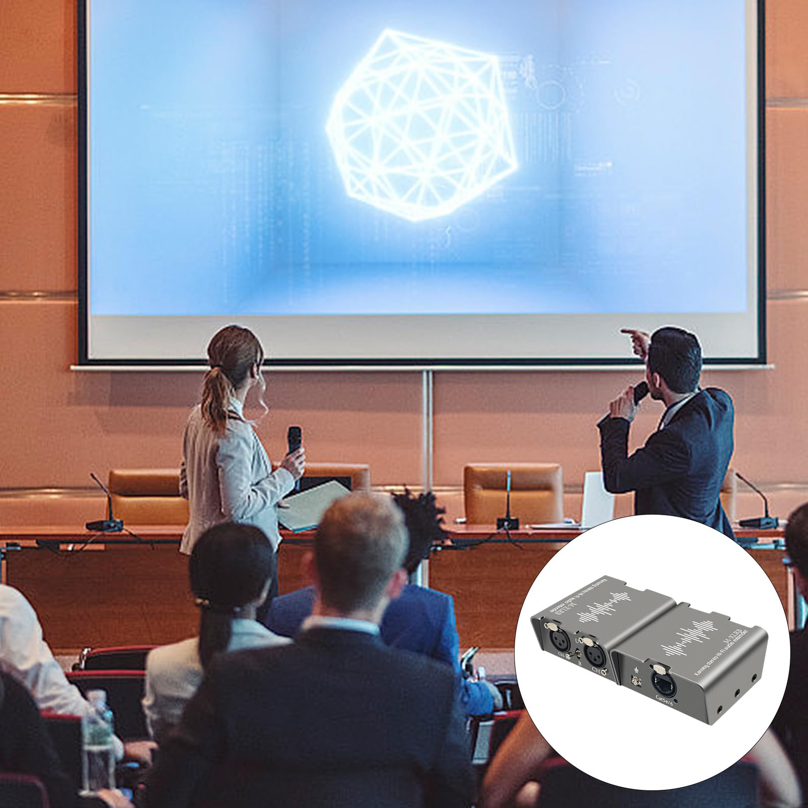 Steel Sound Indication Echoer unterstützt 1000 m bidirektionale Übertragung, ideal für Musiker und Tontechniker Bidirektionale Übertragung