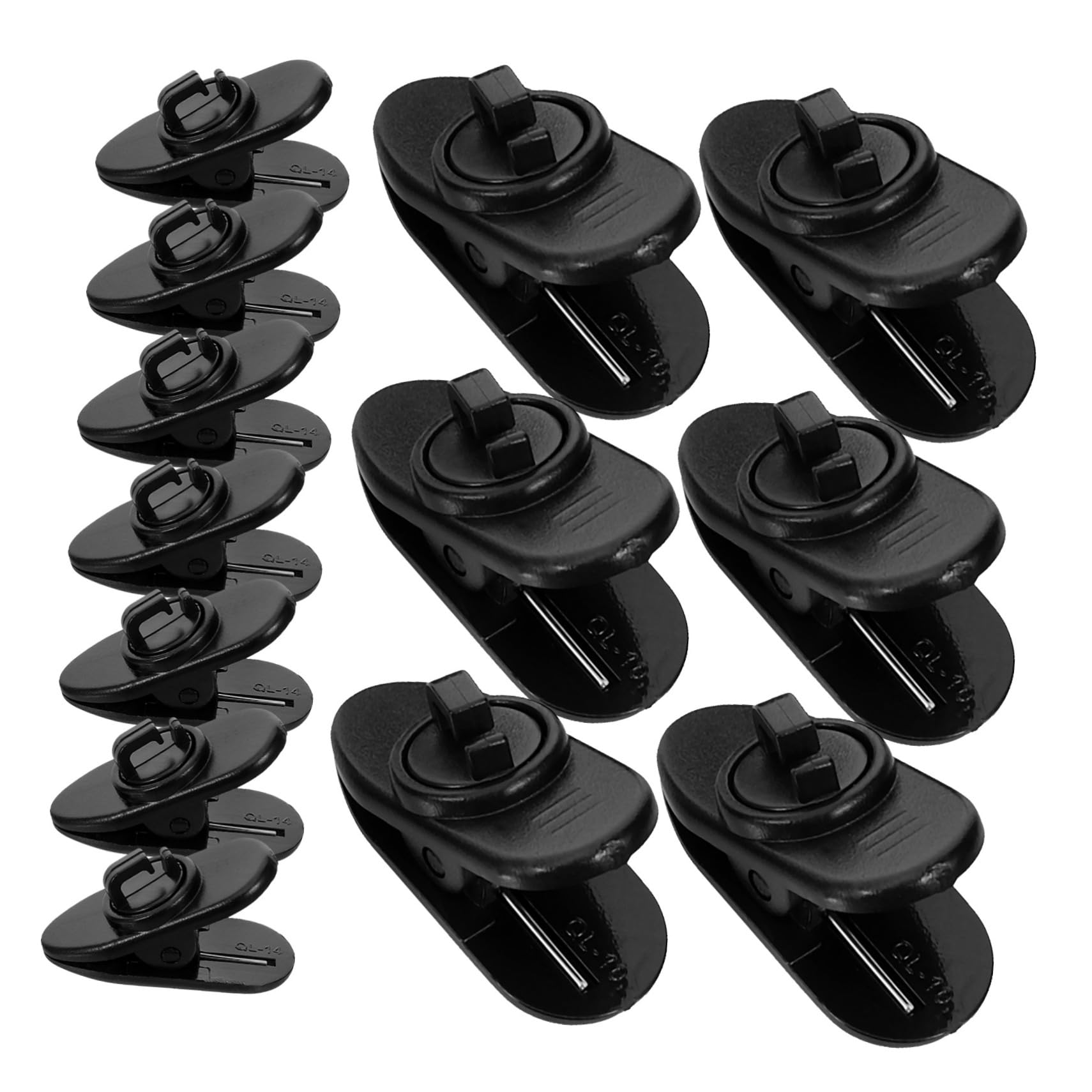 30pcs Small Microphone Clip Lavalier Mic Holder Clip Tie Mini Microphone for Singing Handheld Accessories for Party Conference Stage