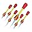 Stomp Rocket Ultra Rocket Refills, 6 Rockets - Replacement Foam-Tipped Rockets for Kids - Fun Backyard & Outdoor Kids Toys Gifts for Boys & Girls