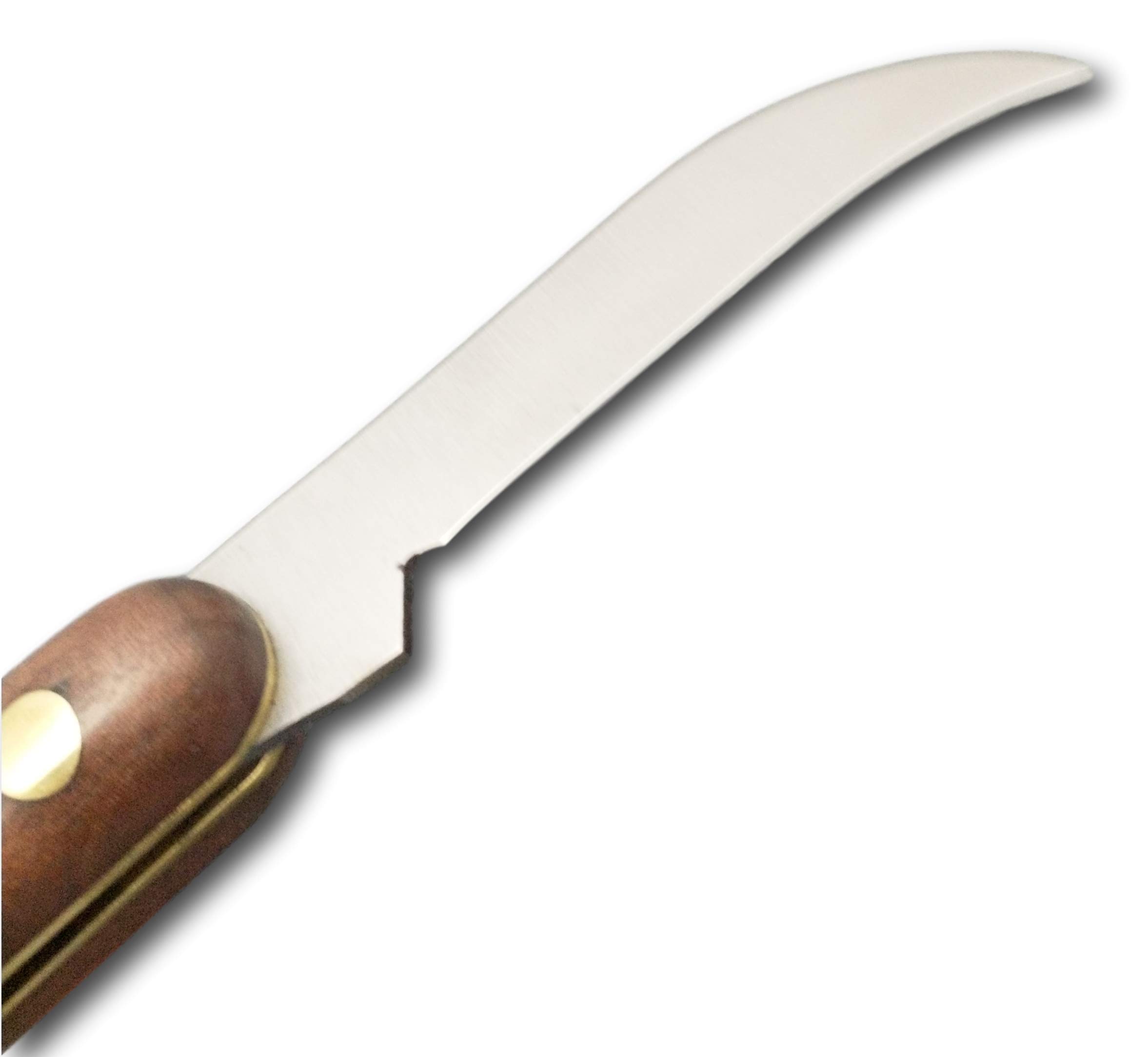 DUE BUOI COLTELLO DA INNESTO 247 L - LAMA IN ACCIAIO AD ALTO TENORE DI CARBONIO