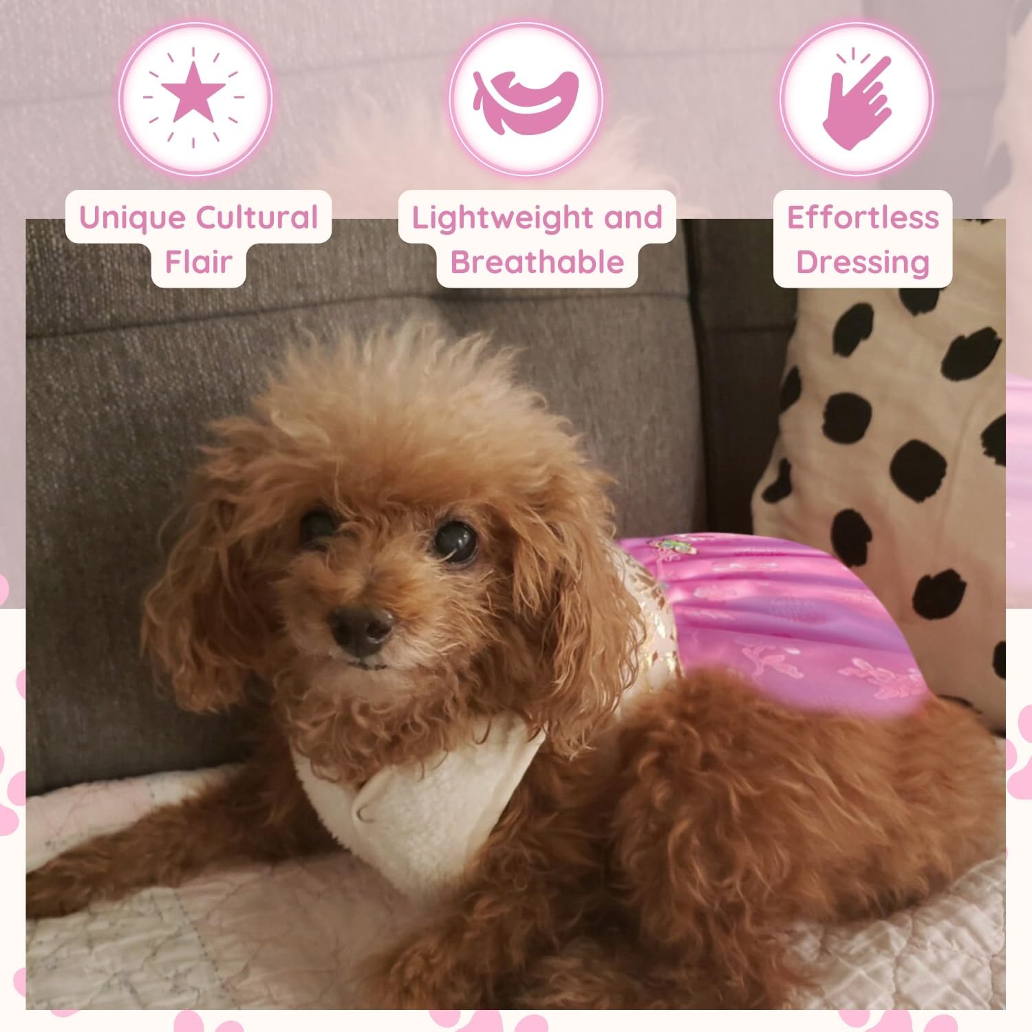 SSONGBYPET Traditional Korean Hanbok for Dogs - Elegant & Timeless Pet Clothing - Showcasing Stylish K-Fashion Design, Ideal for Special Events - Available in Sizes (S-2XL) - XL Size
