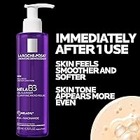 Vista 3 de La Roche-Posay Limpiador en Gel Mela B3, Formulado con Melasyl + Niacinamida + PHA, Limpiador Facial Anti-Envejecimiento para Decoloración, Manchas