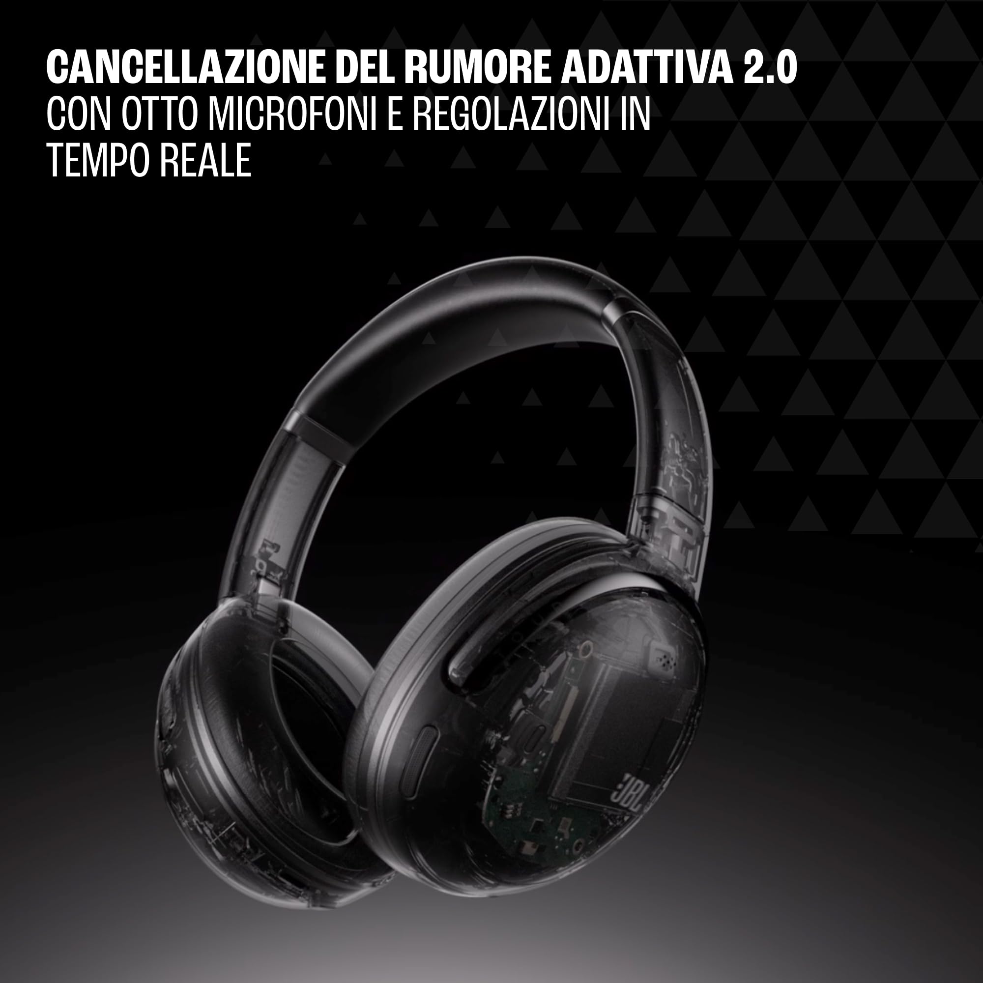 JBL Tour One M3, Cuffie Wireless Over-Ear Bluetooth, Champagne | Cancellazione Adattativa del Rumore, 70 Ore di Autonomia, Confortevoli, Suono JBL Spatial 360 con Head Tracking