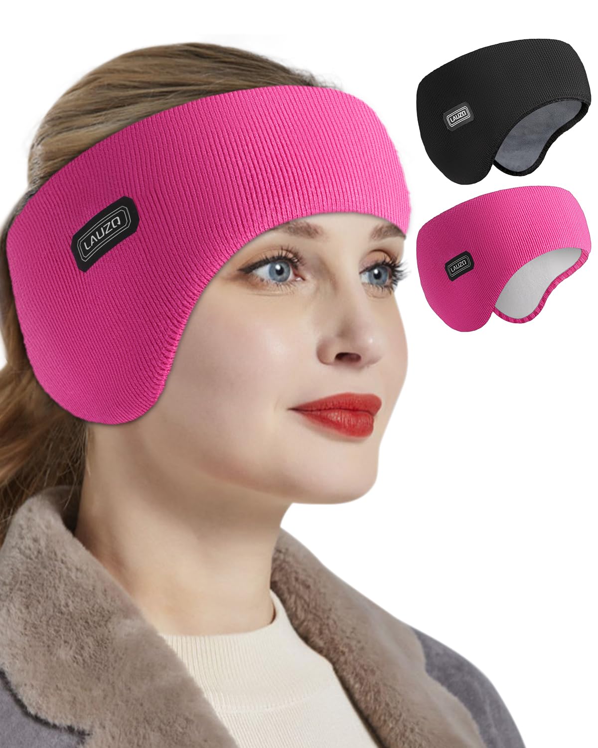 Double-Layer Ear Warmer Headband