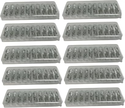Game Room Guys 555, 6.3V .25A T3-1/4, Small Wedge Base Lamp Light Bulb - Clear - Box of 100